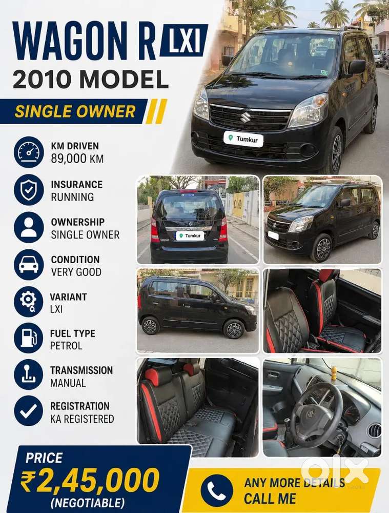 Maruti Suzuki Wagon R 2010 Petrol 89000 Km Driven