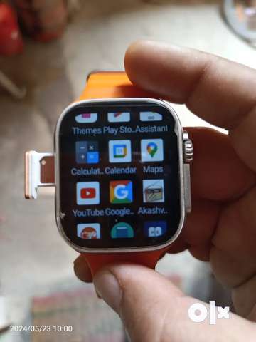 Android smart watch with Google Play store 4g sim wala