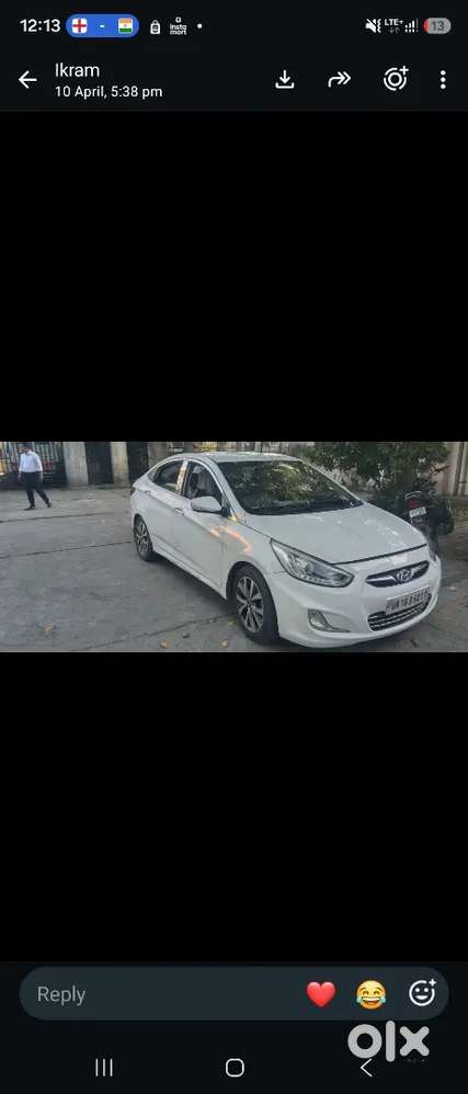 Hyundai Verna Diesel 2015 Manual Sx (o)