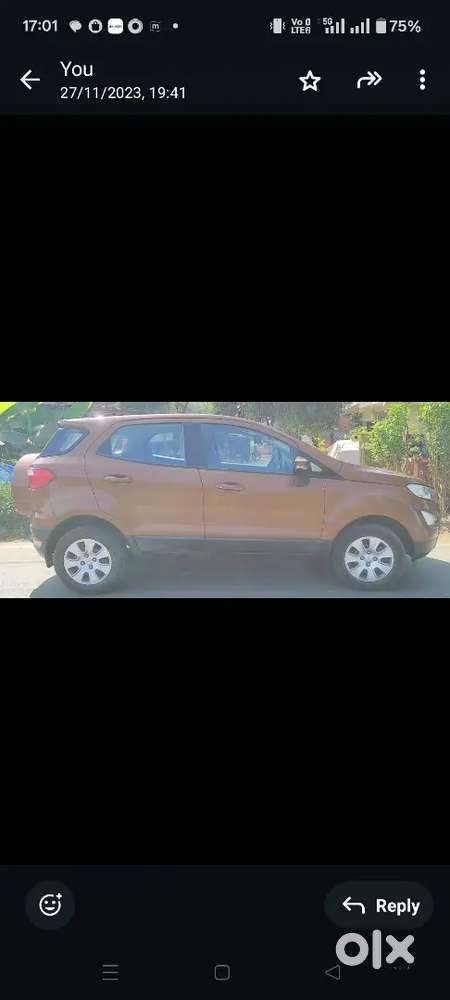 Ford Ecosport 2018 Petrol 66000 Km Driven