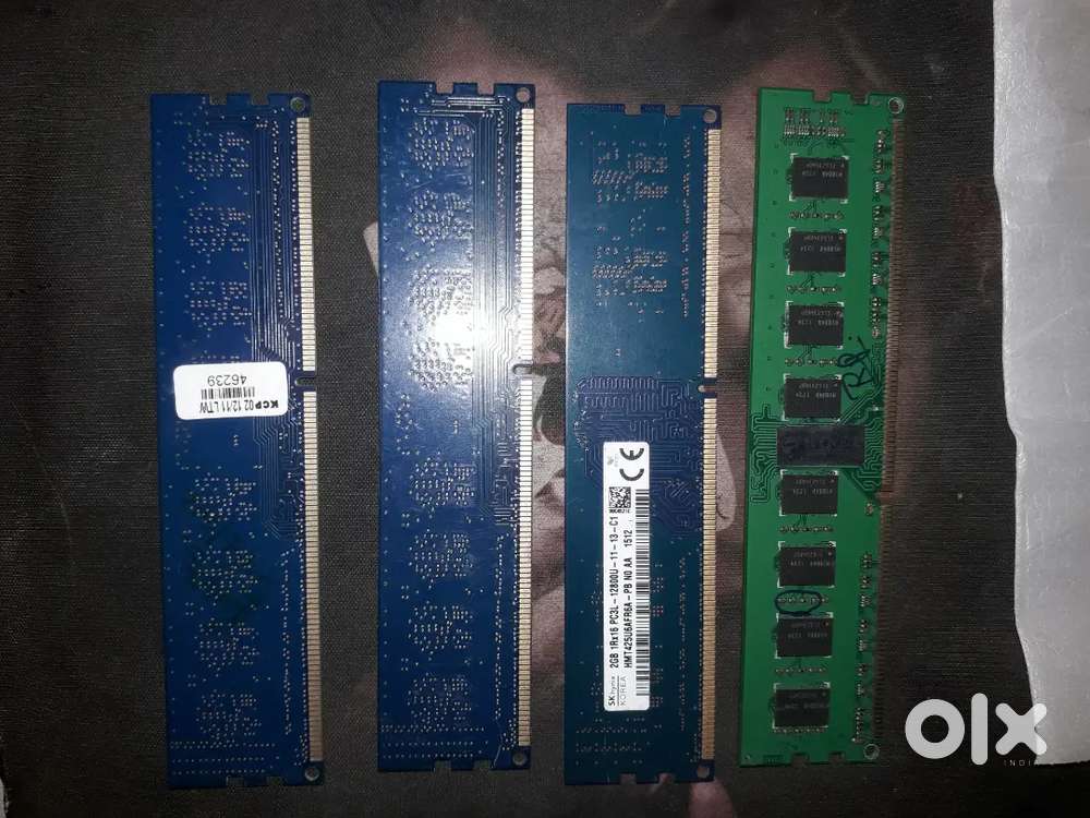 DDR3 2gb RAM total 4 hai in working condition urgent sell