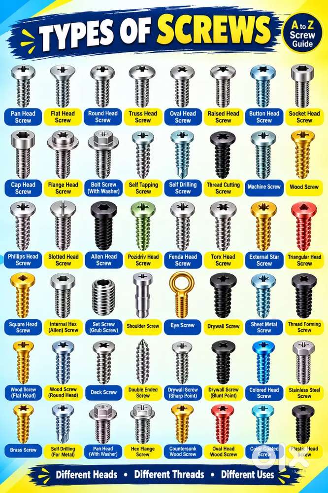 Screw All types