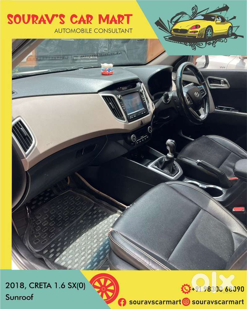 Hyundai Creta 1.6 Sx (o) Vtvt, 2018, Petrol