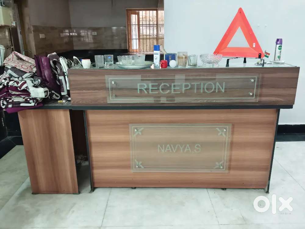 Reception table and bed