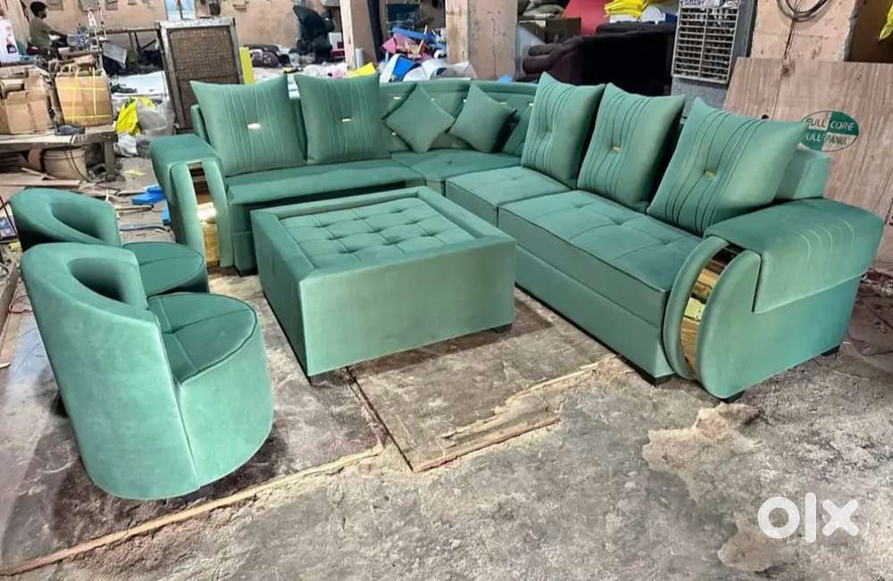 Big Offer New Sofa Set Starting 8549 L Shaf 14999/- emi available