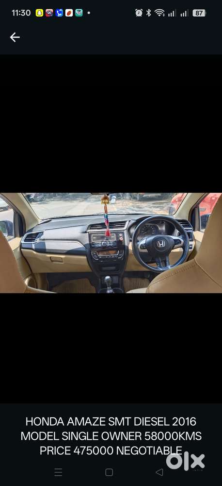 Honda Amaze 1.5 Smt I Dtec, 2016, Diesel