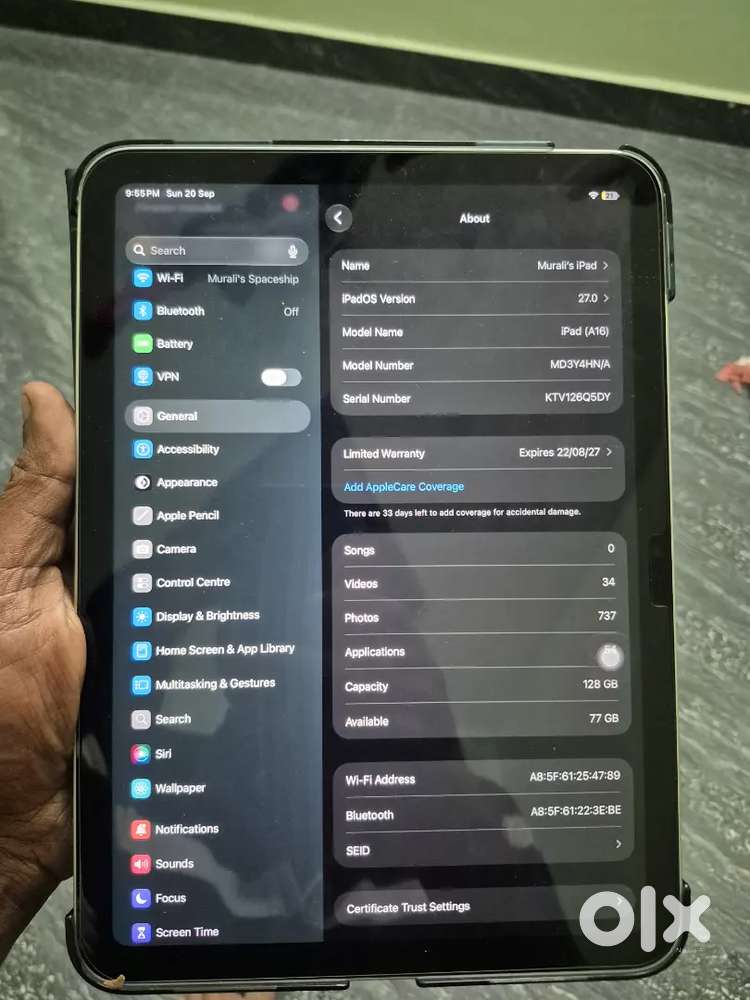 Ipad 11 gen 128 gb