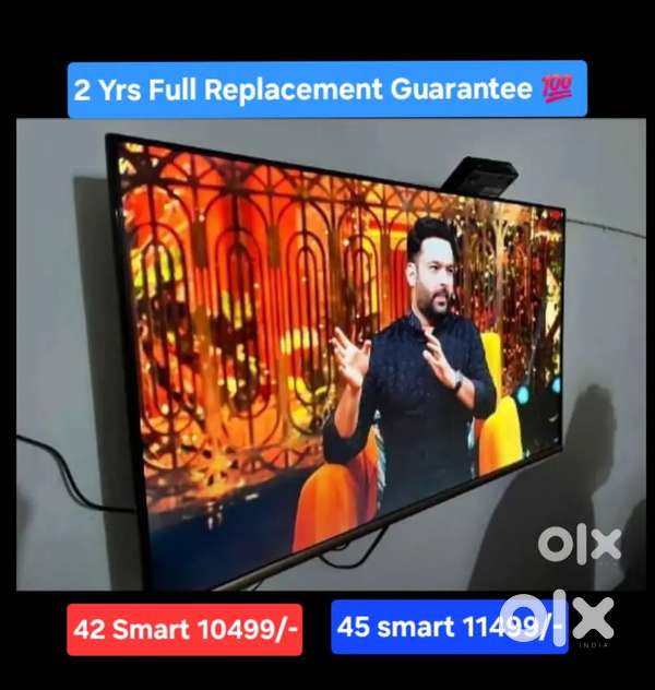 New 32 Android Smart Slim Bezel-less LED tv inbuilt Woofer Soundbar