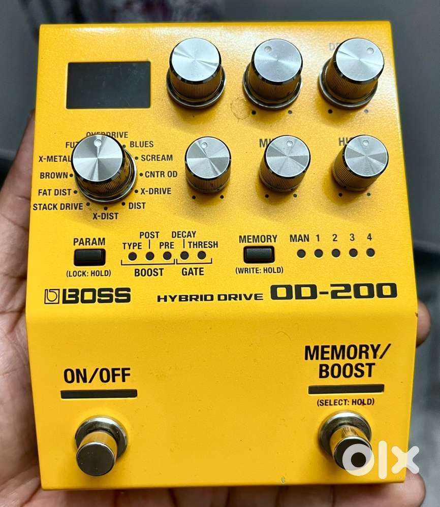 Boss OD-200 Guitar Pedal and PedalBoard Power - Musical