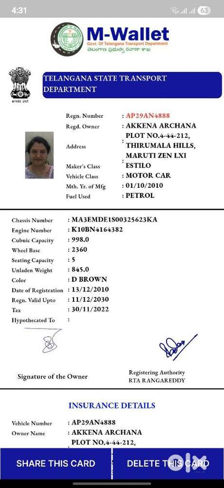 Maruti Suzuki Zen Estilo Lxi Bs Iv, 2010, Petrol