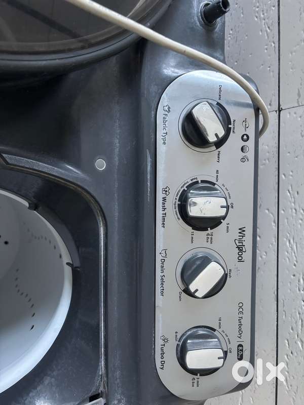 Whirlpool 8kg 5star semi automatic top loading washing machine