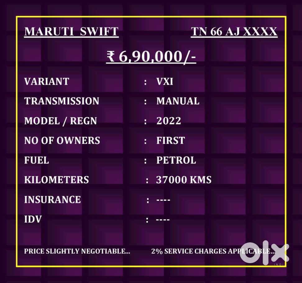 Maruti Suzuki Swift Vvt Vxi, 2022, Petrol