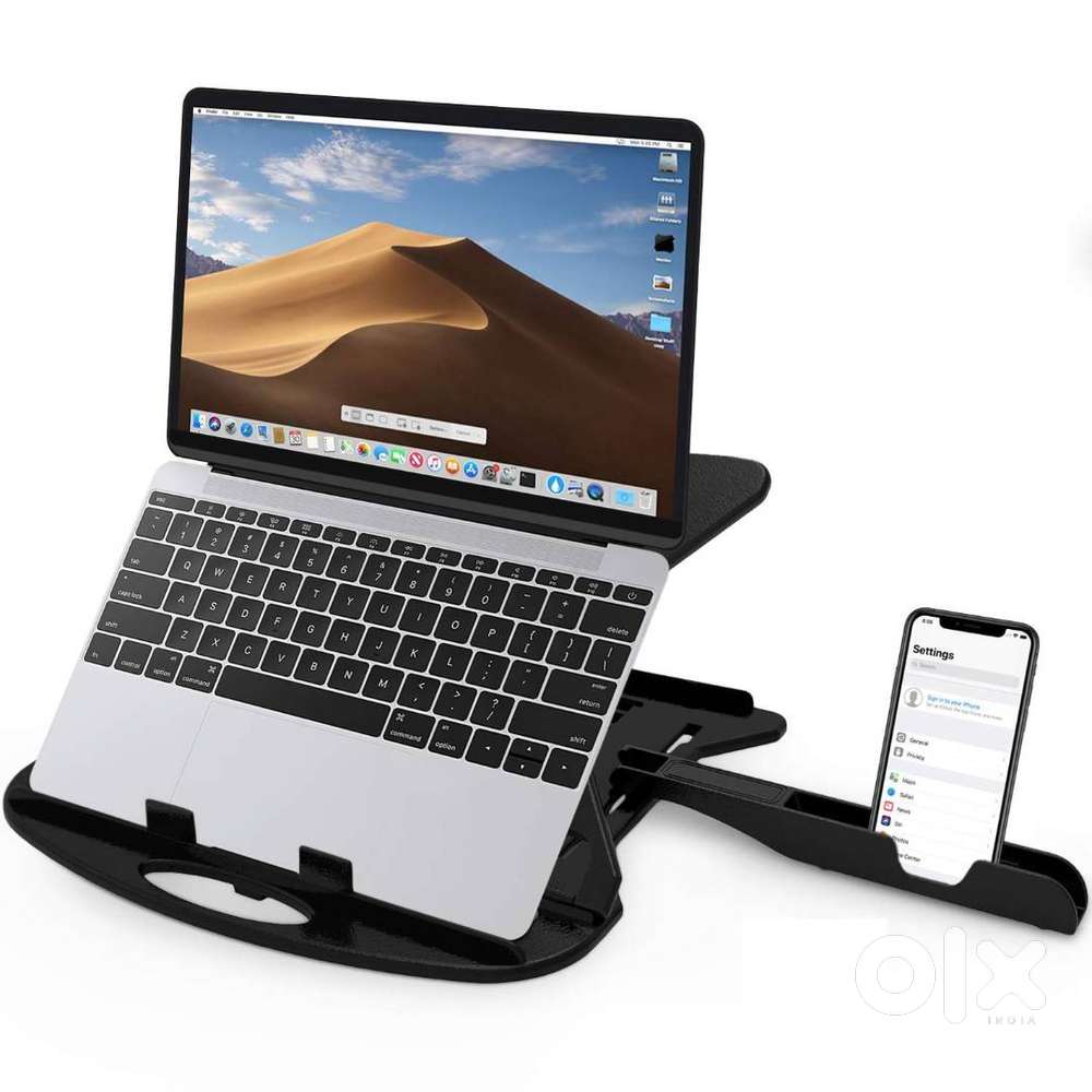 STRIFF Adjustable Laptop Tabletop Stand Patented Riser Ventilated Port