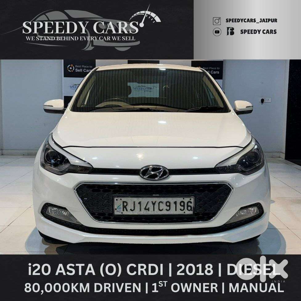 Hyundai I20 Asta Option Diesel, 2018, Diesel