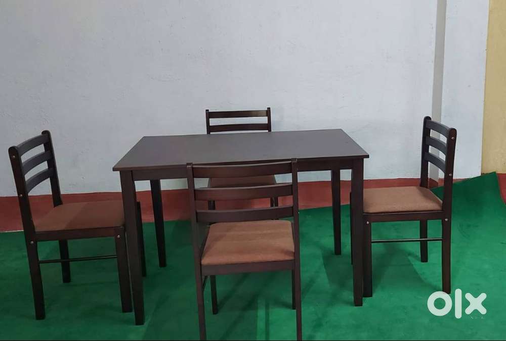 Same Day Free Delivery COD 4 Seater Wooden Dining Waterproof Wood