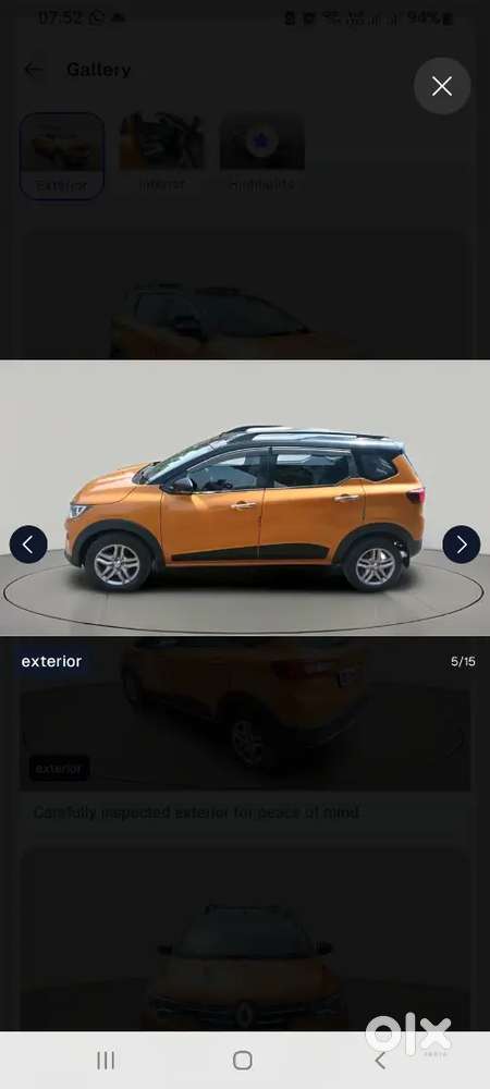 Renault Triber 1.0 Rxz 2021 Dual Tone
