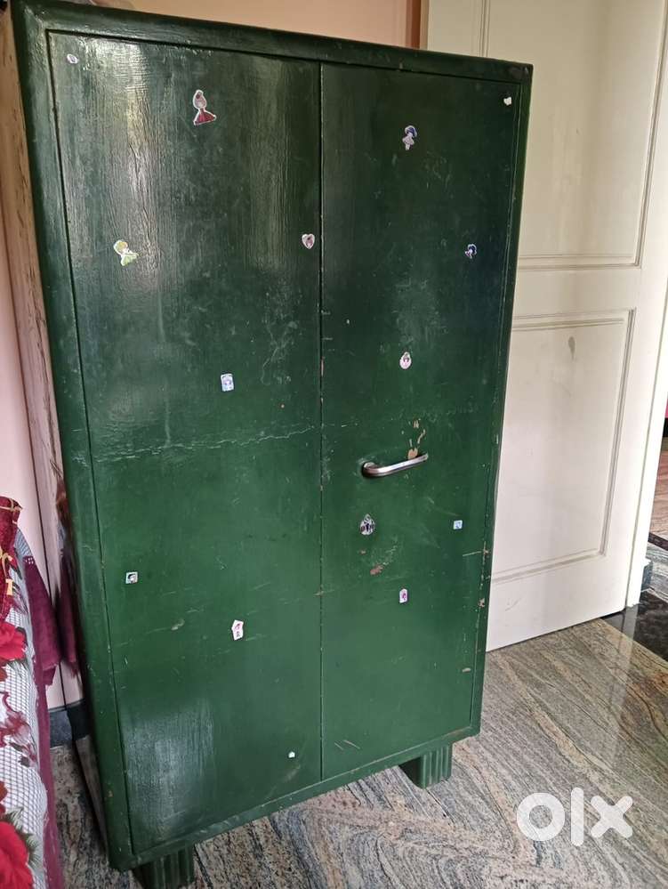A good condition 25 to 30 years old steel lucky wardrobe for sale