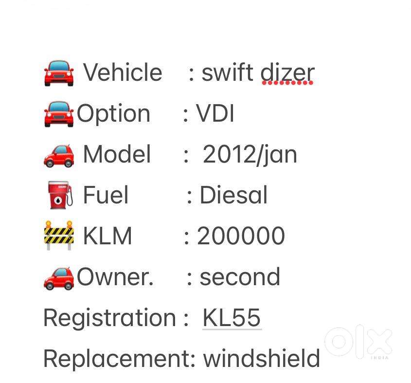 Maruti Suzuki Swift Dzire, 2012, Diesel