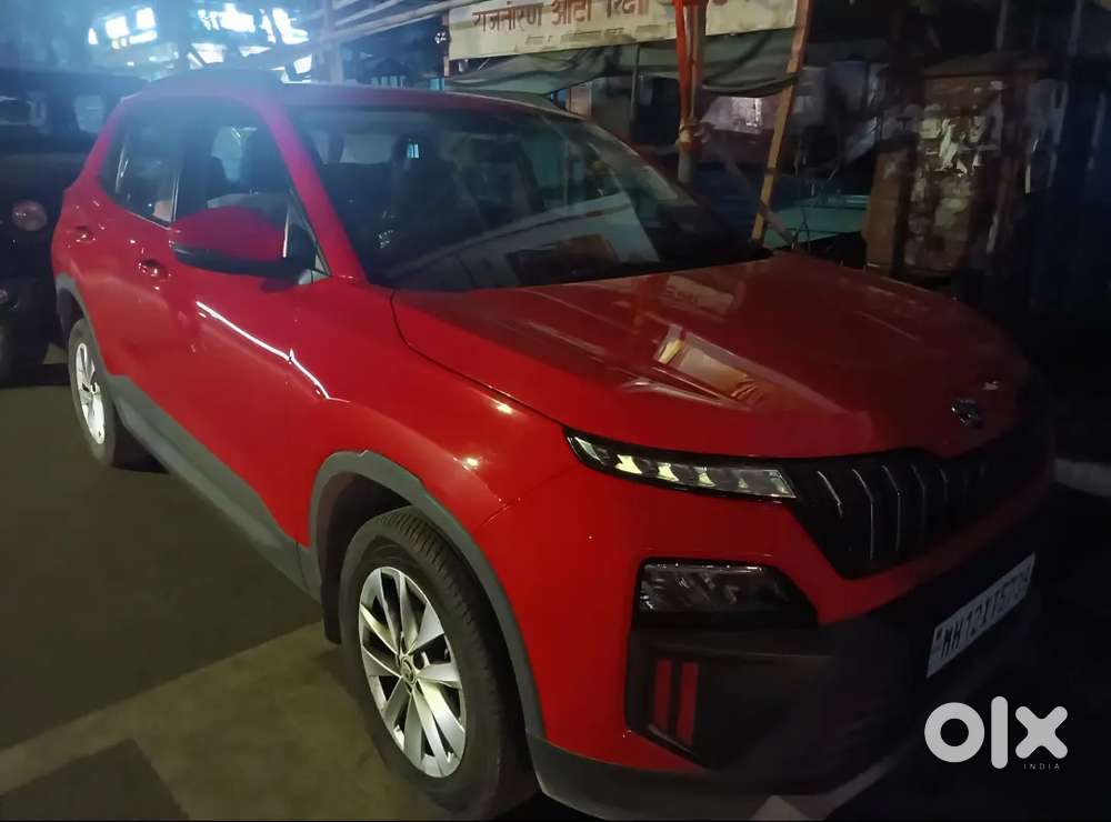 Skoda Kylaq Signature Red Color 2025