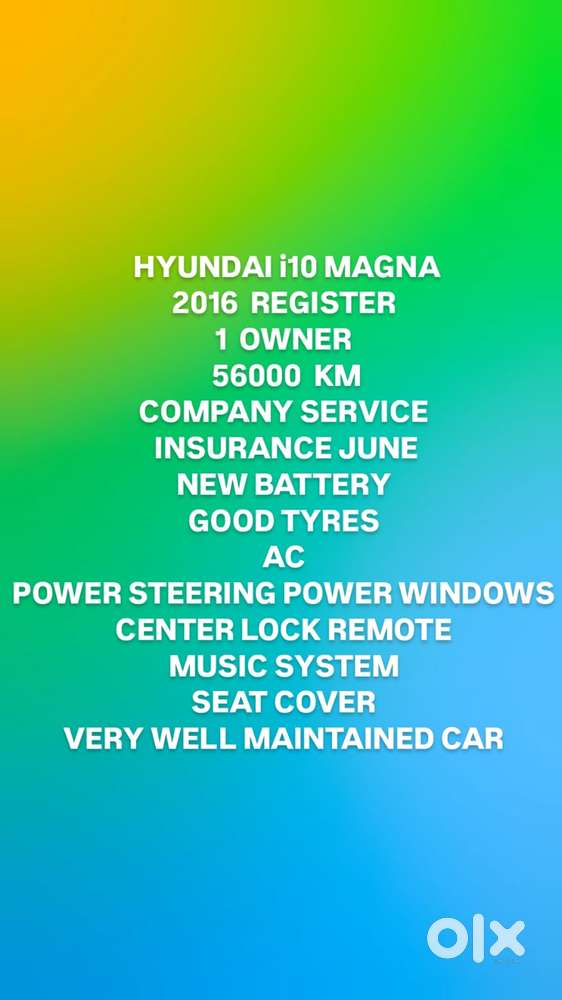 Hyundai I10 Magna 1.1l, 2016, Petrol