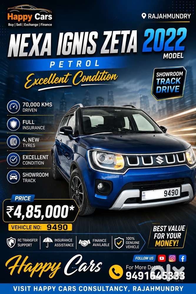 Maruti Suzuki Ignis 1.3 Zeta, 2022, Petrol