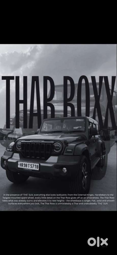 Mahindra Thar Roxx Petrol 2024