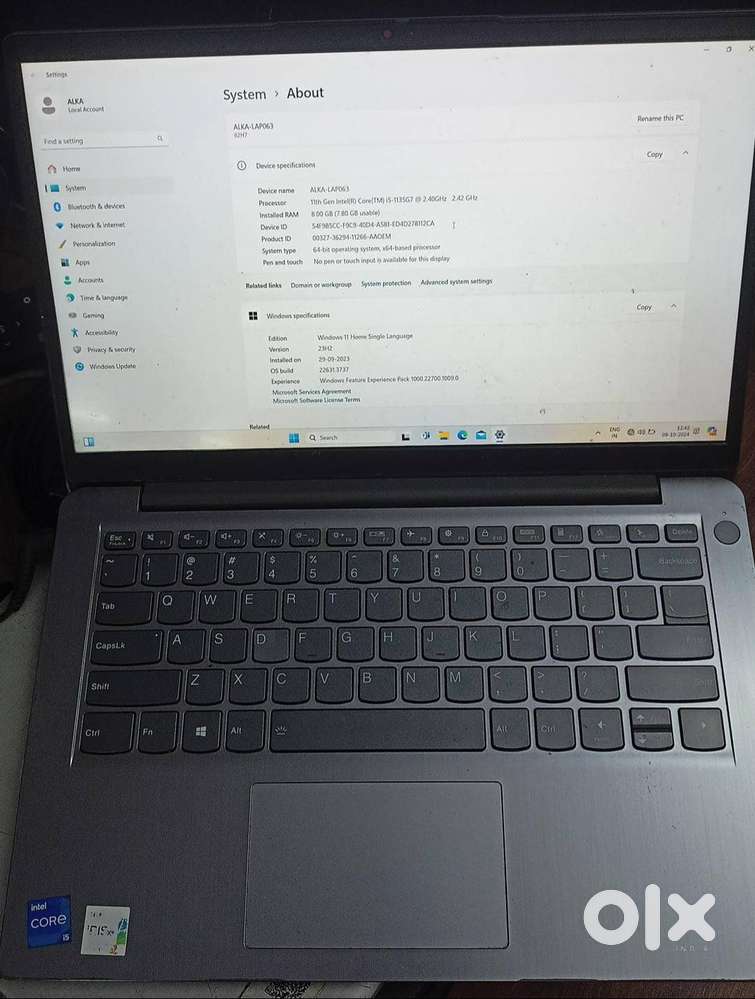 Lenovo Intel i5 11th gen