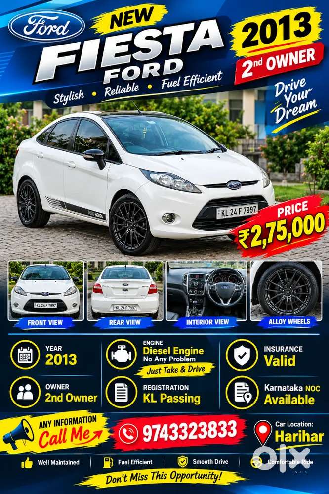 Ford Fiesta Diesel 2013 At Manual