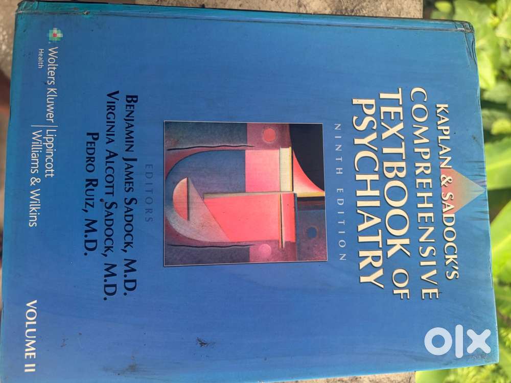 Comprehensive TextBook Of Psychiatry  Ninth Edition Kaplan & Sadocks