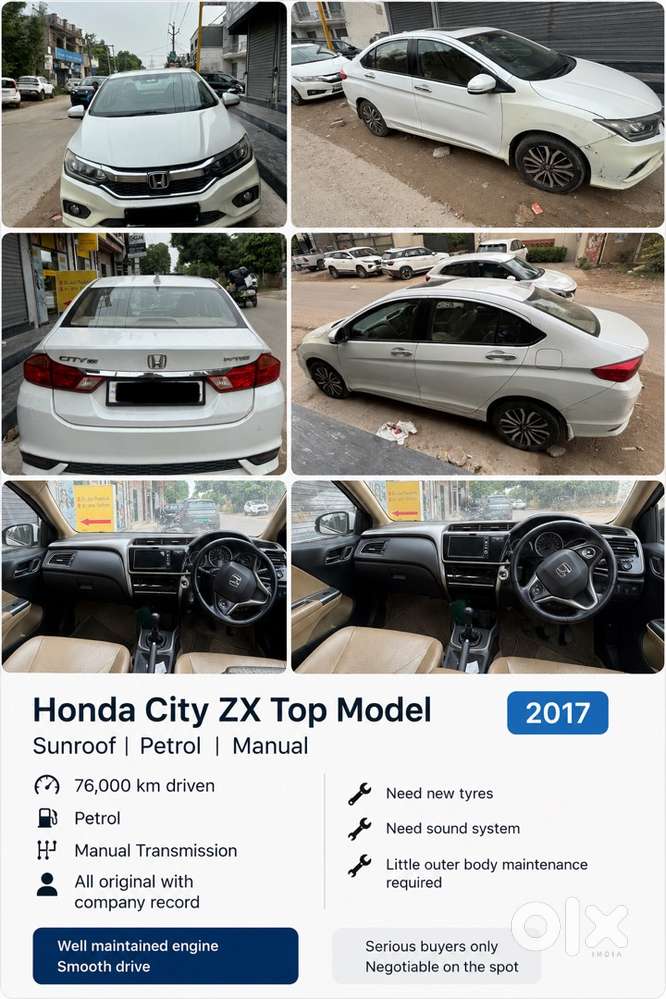 Honda City ZX 2017 - Cars in undefined, - 1850001817