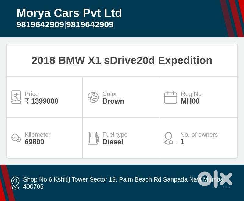 Bmw X1 Sdrive20d Expedition, 2018, Diesel