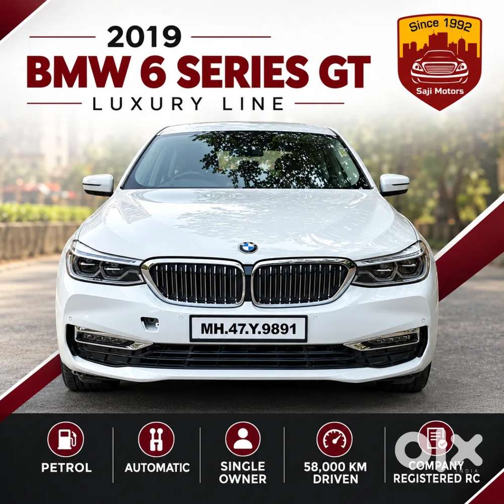 Bmw 6 Series 2.0 Gt 630i Luxury Line, 2019, Petrol