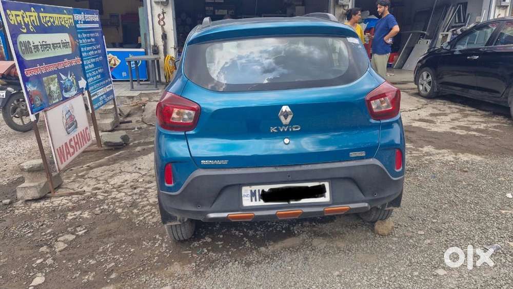 Renault Kwid Amt 2019  1st Owner  Under 10,000 Kms  Zanskar Blue