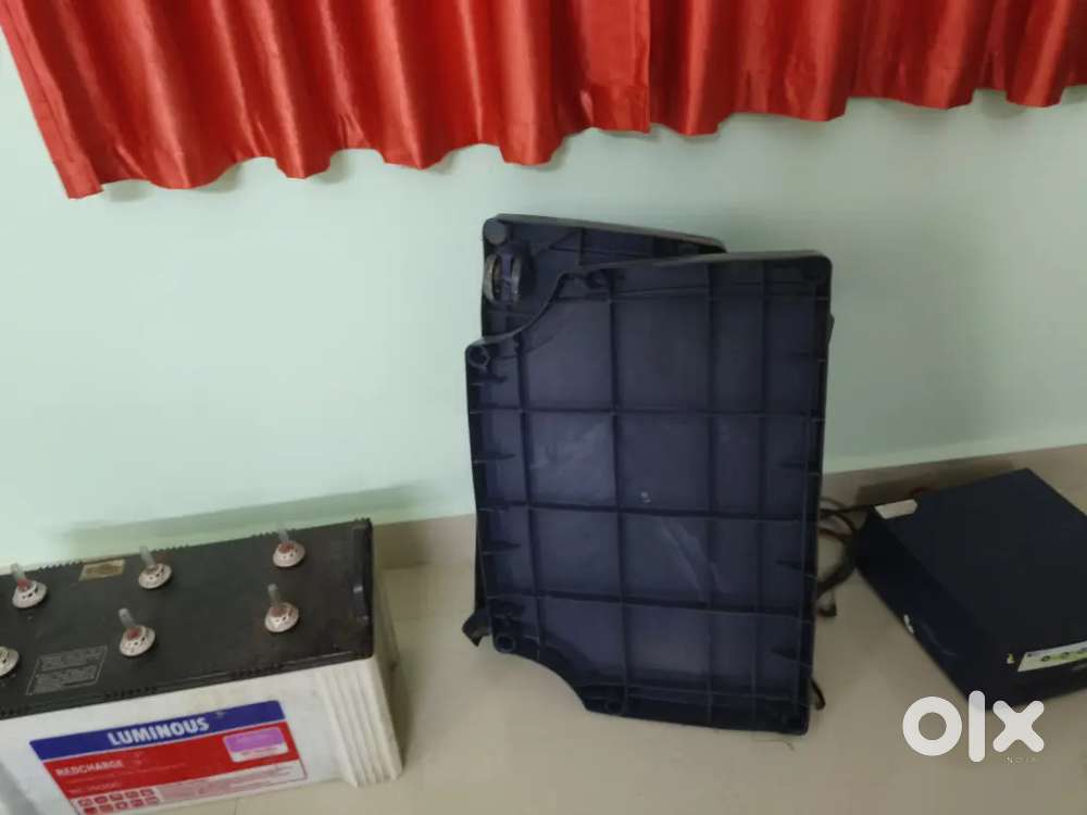 Luminous inverter and battery, trolley