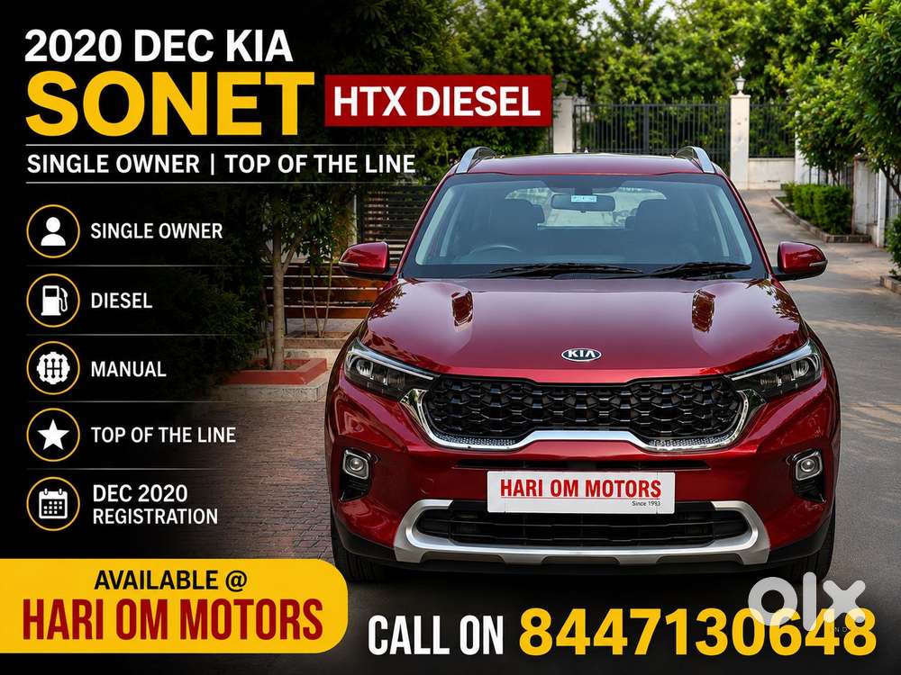 Kia Sonet Htx 1.5 Diesel, 2020, Diesel
