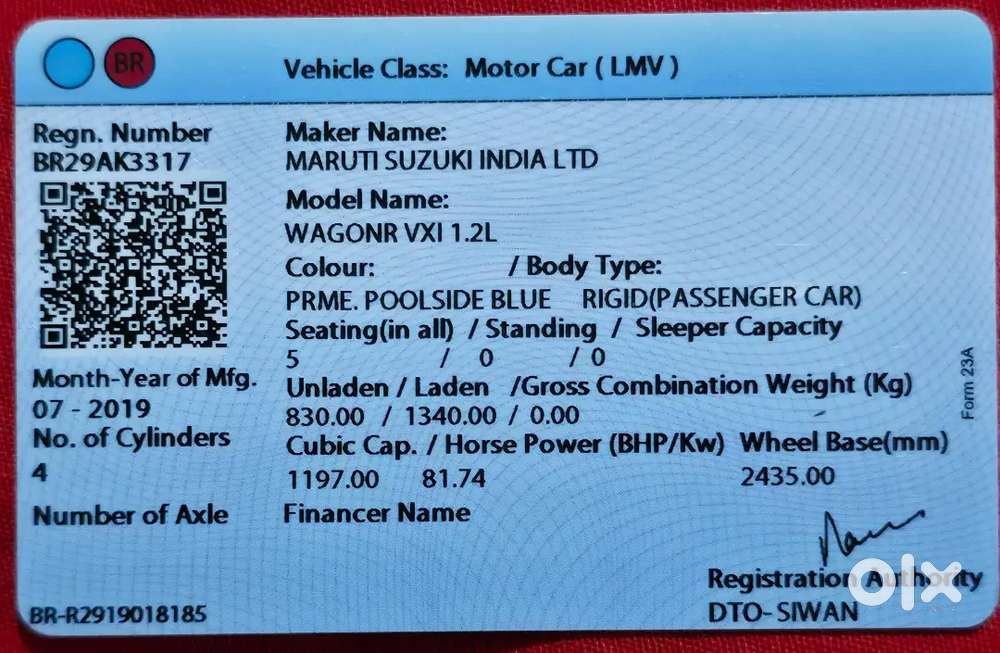 Maruti Suzuki Wagon R 2020 Petrol 64000 Km Driven
