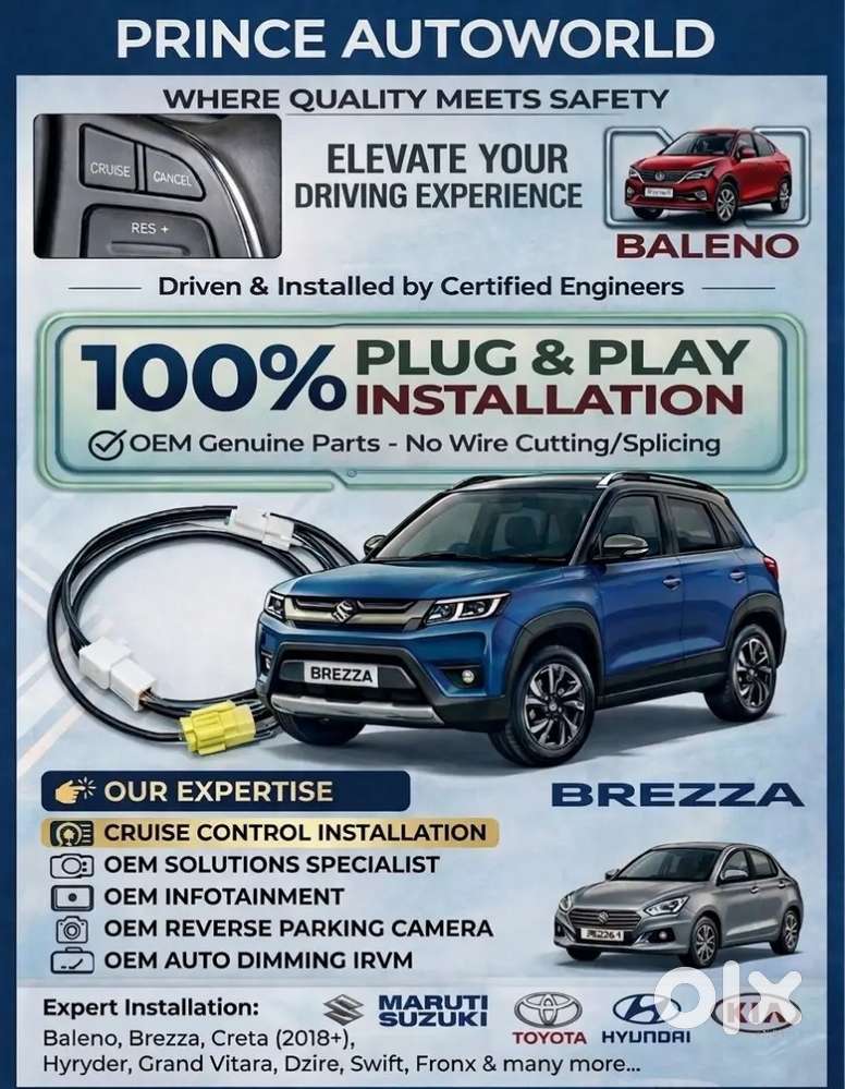 Activation Of Cruise Control To All 2018+ Models Cupler To Cupler