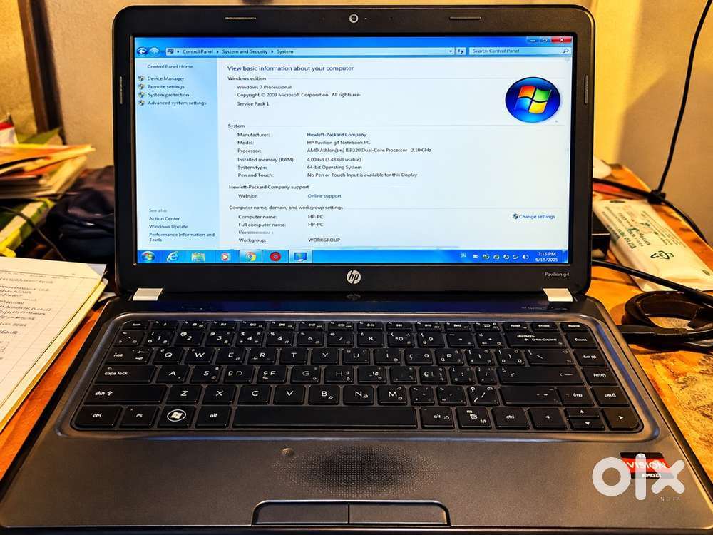 HP Pavilion G4 Laptop | 4GB RAM | 500GB HDD | Working Condition
