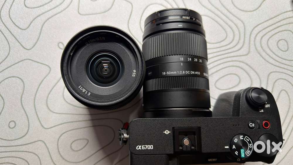 Sony a6700 with Sigma 18-50mm + Sony 11mm F 1.8
