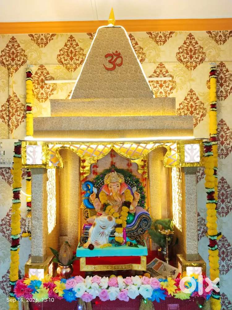 Beautiful Ganpati Decoration Mandap