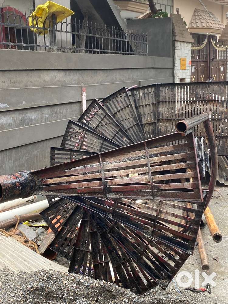 Metal stairs
