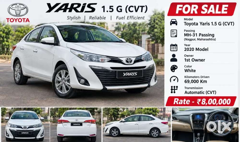 Toyota Yaris 1.5g 2020