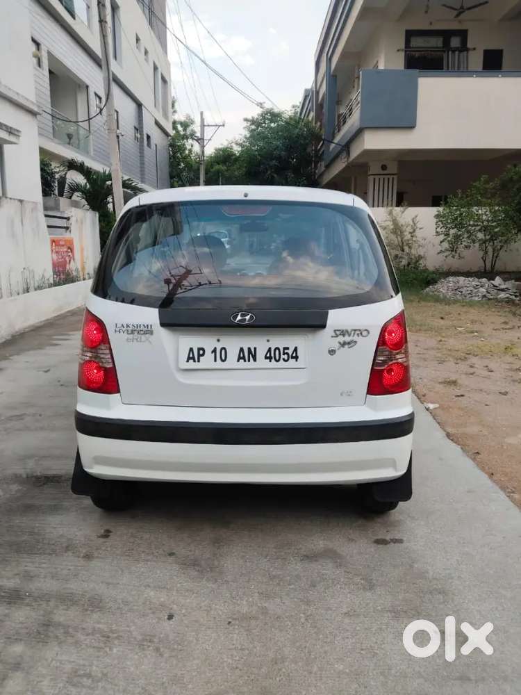 Santro Xing Gl 2008 Petrol , Noble White Colour