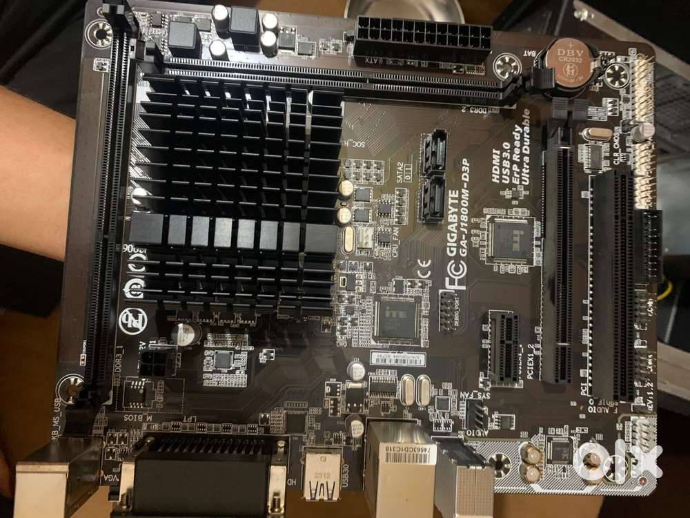 Gigabyte J1800 Motherboard with Inbuilt CPU Almost New With Box ...