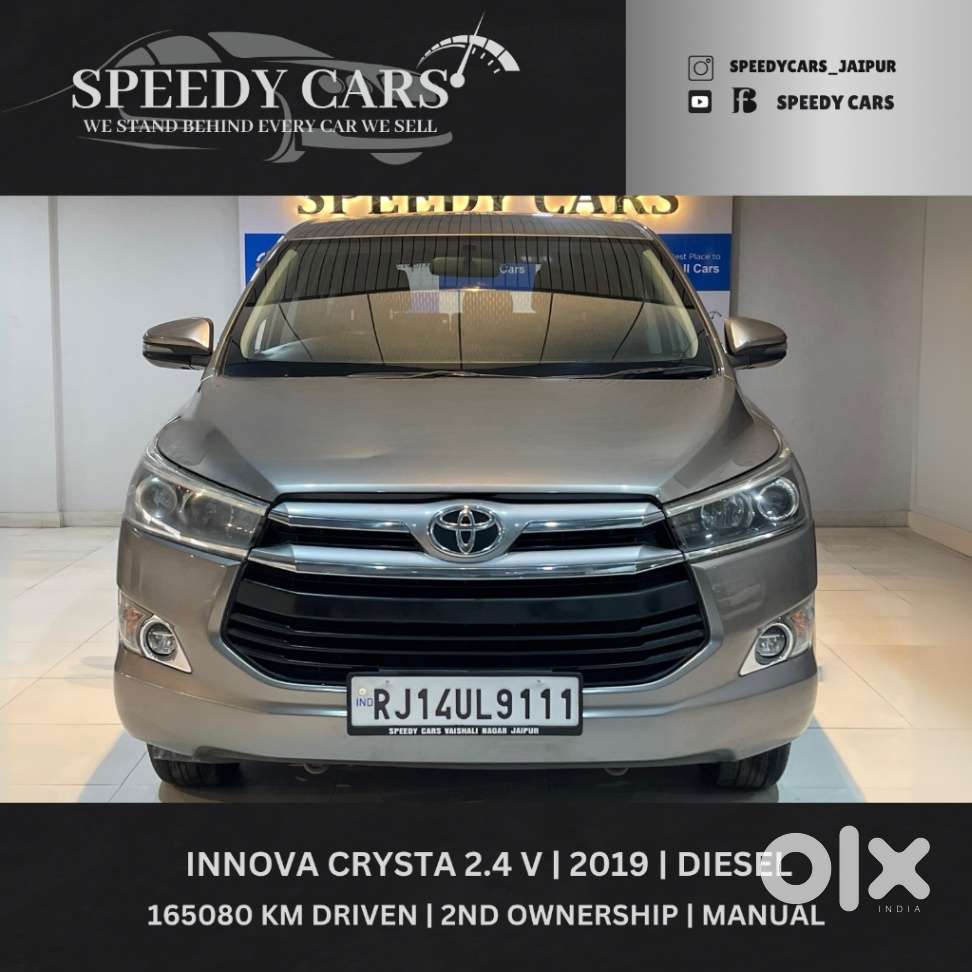 Toyota Innova Crysta 2.4 V 8 Str, 2019, Diesel