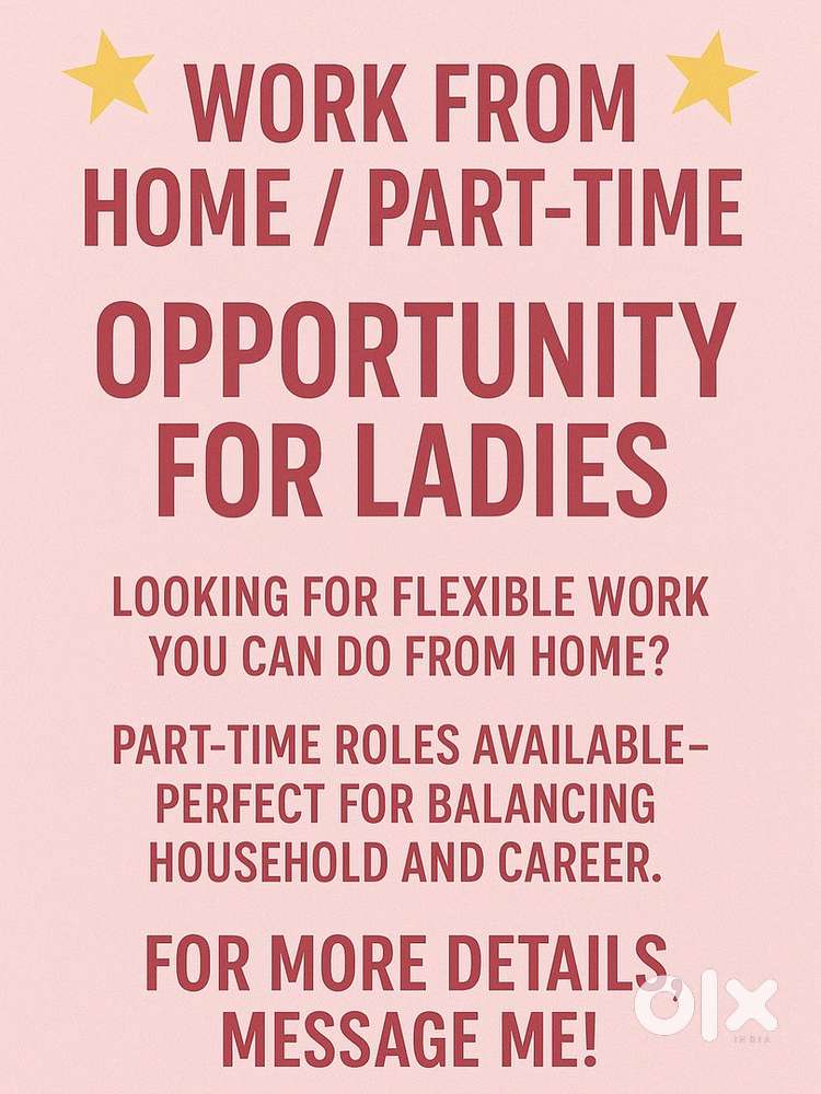 Work from home/ Part time job