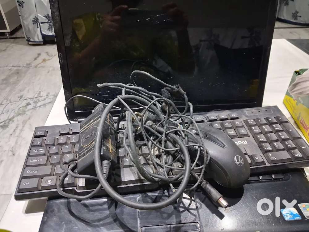With keyboard mouse and charger