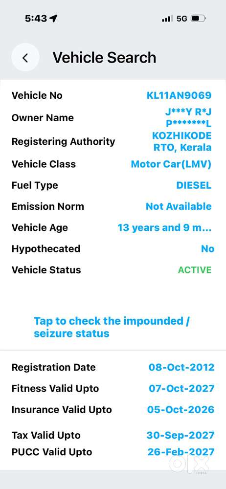 Tata Indica Vista Quadrajet Ls, 2012, Diesel