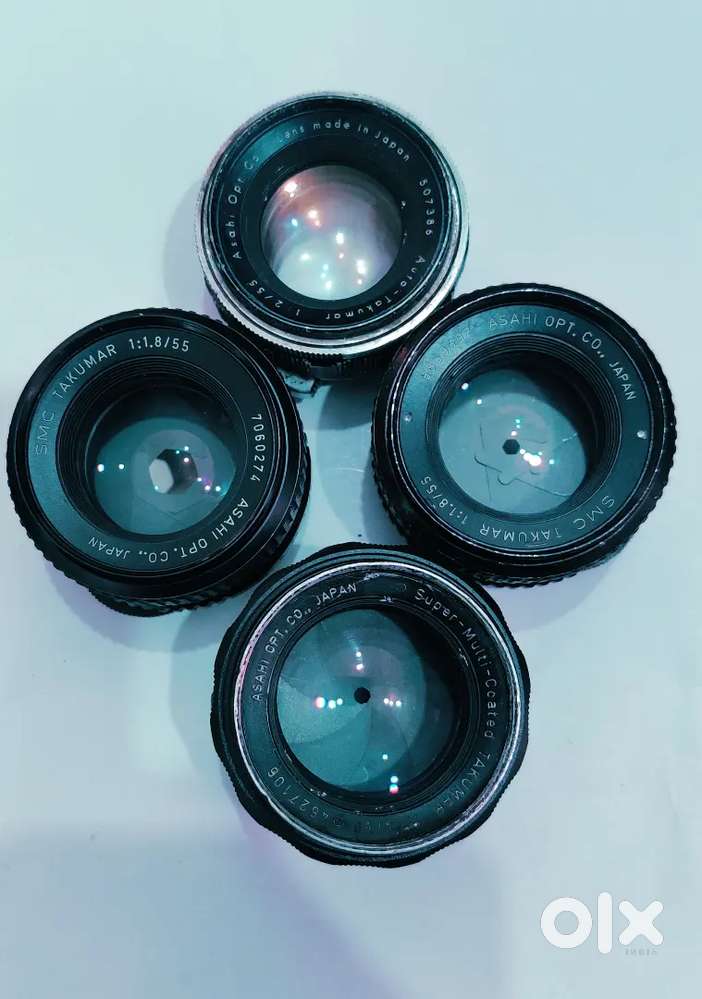 Super TAKUMAR LENSES - Asahi Super TAKUMAR 50mm f1.4, f1.8, f2