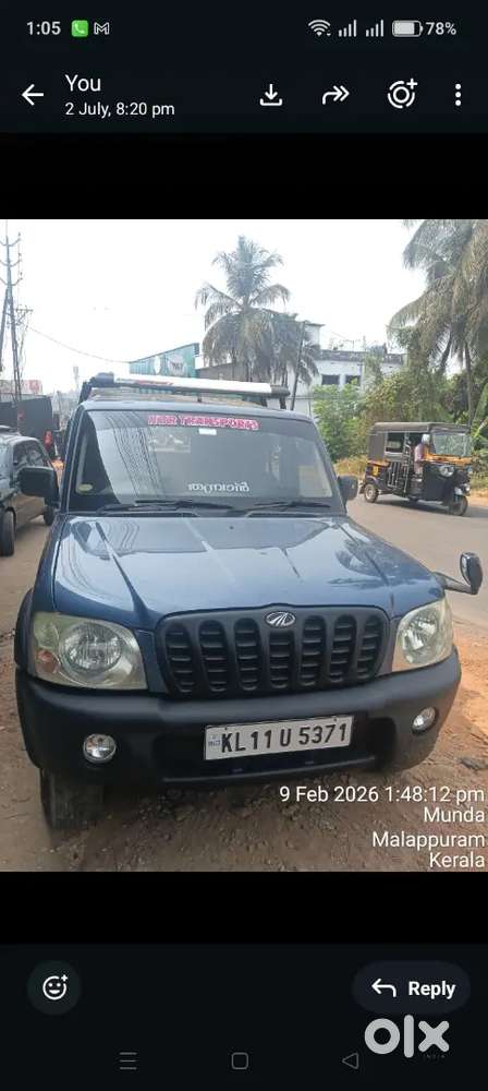 Mahindra Scorpio Classic 2004,tyres 4 New